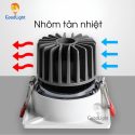 Đèn LED Âm Trần Spotlight Vuông Đơn 7W 31 Đèn Led Spotlight Âm Trần Vuông Đơn 7W Xd101