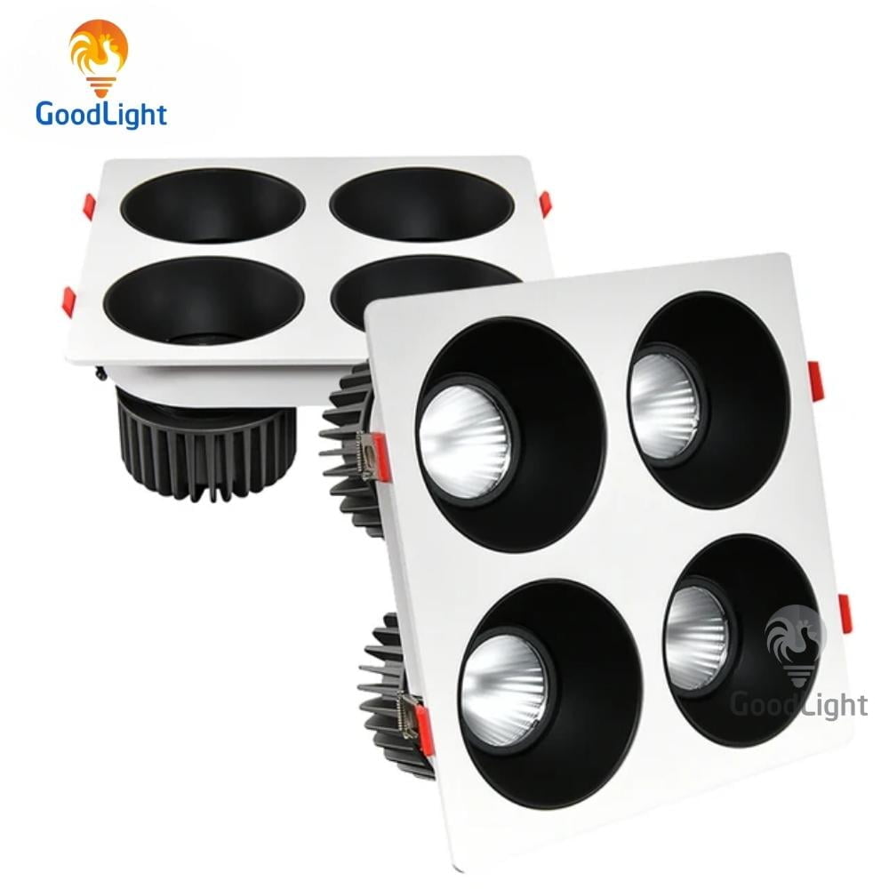 Đèn LED Âm Trần Spotlight Vuông 7Wx4 13 Đèn Led Âm Trần Spotlight Vuông 7Wx4 - Ảnh 3