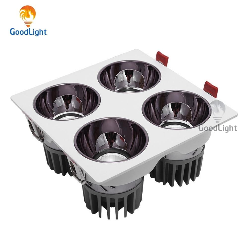 Đèn LED Âm Trần Spotlight Vuông 7Wx4 14 Đèn Led Âm Trần Spotlight Vuông 7Wx4 - Ảnh 4