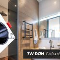 Đèn LED Âm Trần Spotlight Vuông Đơn 7W 34 Chiếu Sáng Phòng Tắm