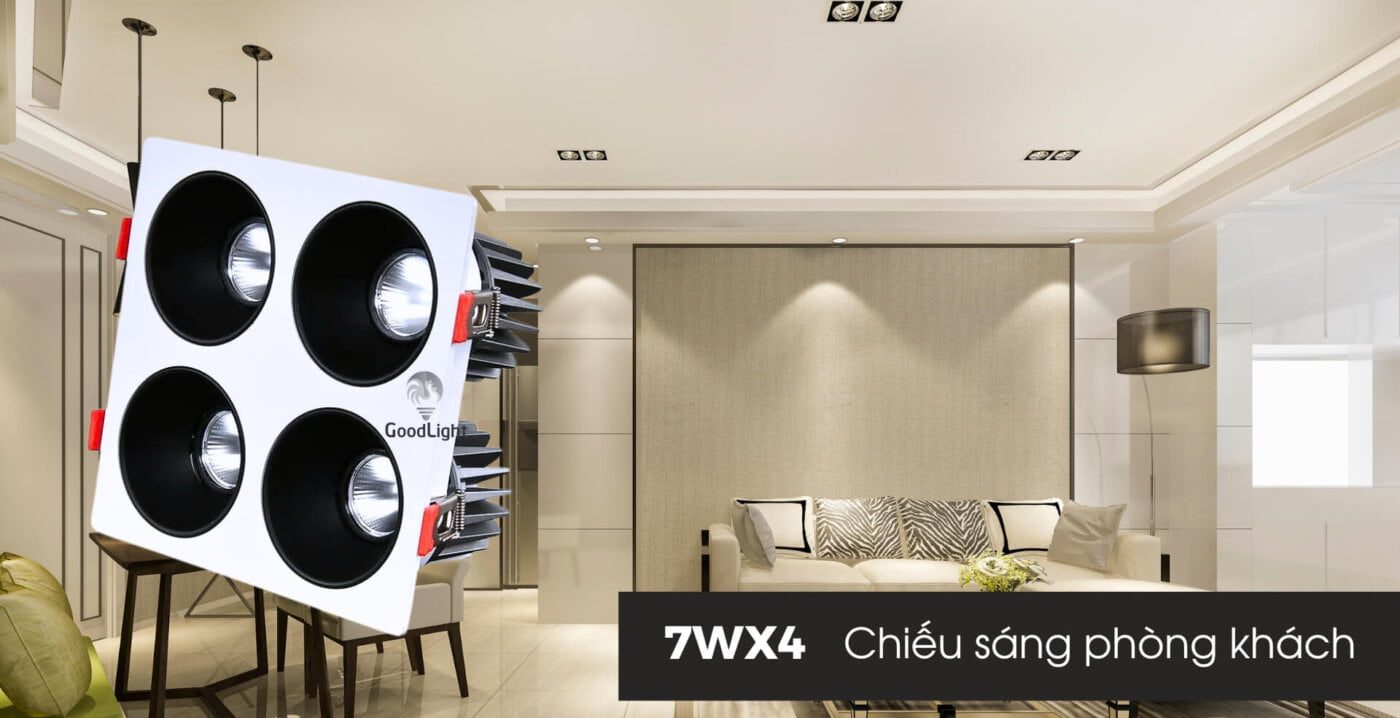 Chiếu sáng phòng khách