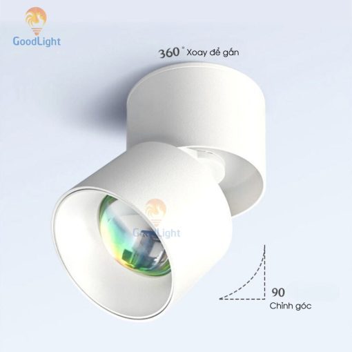 Đèn Led Rọi Hoàng Hôn Gắn Trần 12W - Ảnh 6