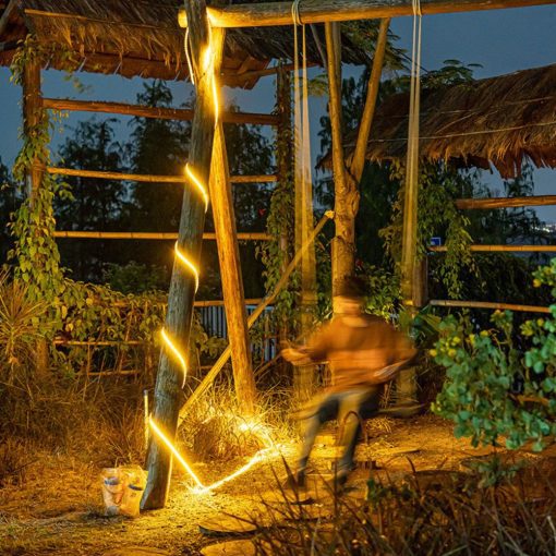 Đèn Led Dây Năng Lượng Mặt Trời 20M - Ảnh 9