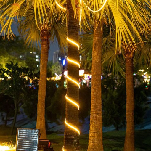 Đèn Led Dây Năng Lượng Mặt Trời 20M - Ảnh 10