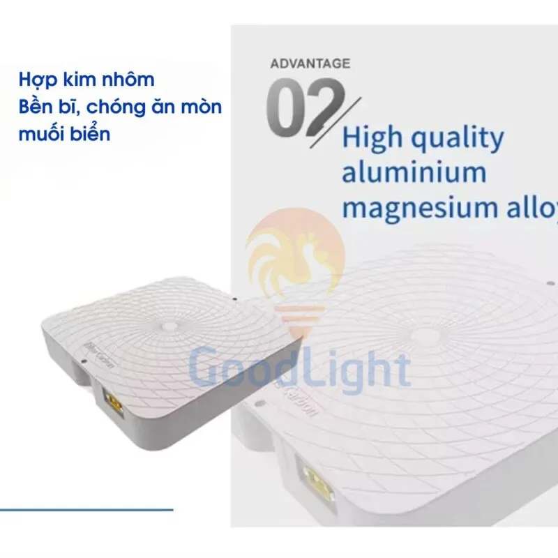Đèn Ốp Trần Năng Lượng Mặt Trời 150W Blue Carbon 46 Den Op Noi Nang Luong Mat Troi 3