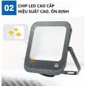 Đèn pha LED 50W P19 41 Den Pha Led P19 Goodlight 12