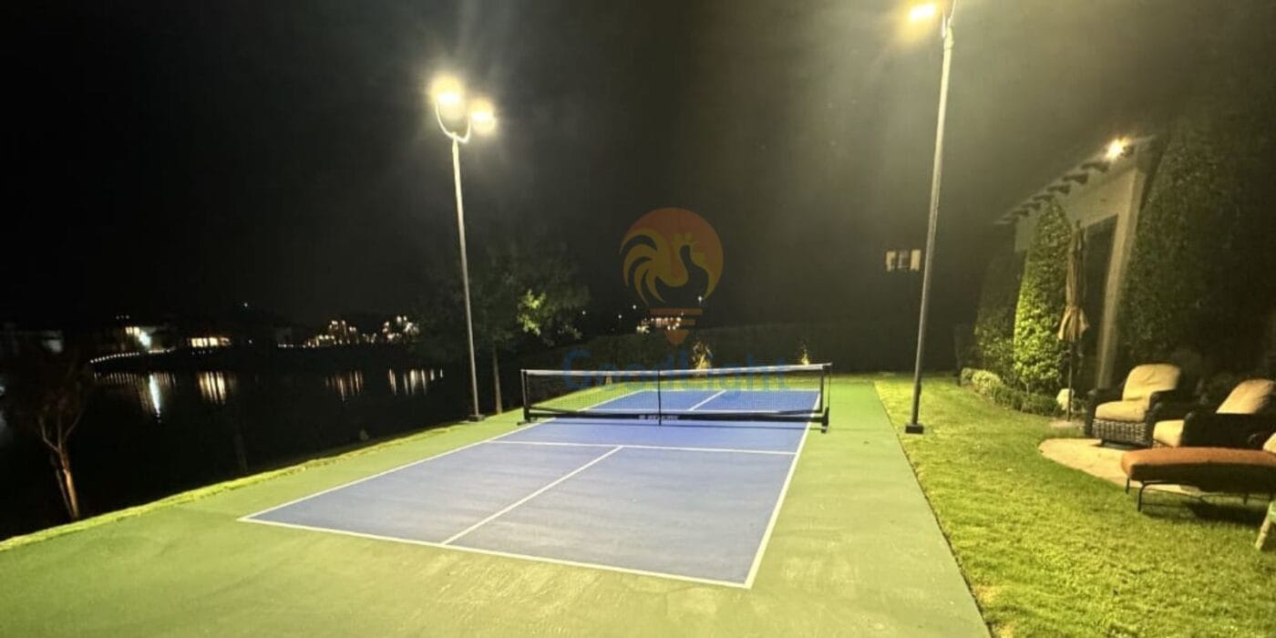 chieu sang san pickleball huong dan lap dat 3