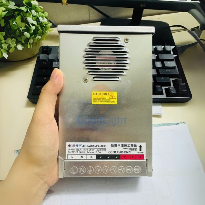 5 lưu ý khi dùng nguồn LED 12V 400W cho đèn quảng cáo 22 Nguon Led Quang Cao 24V 2
