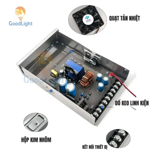 Nguồn Led Quảng Cáo Ngoài Trời 24V 400W - Ảnh 5