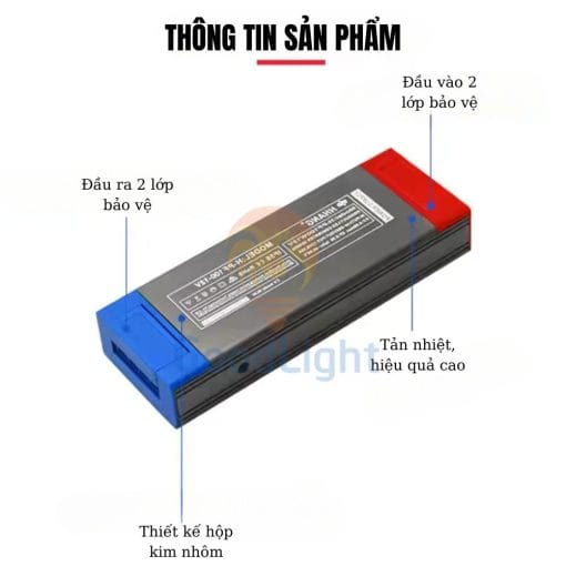 Nguồn Led Nội Thất 12V200W Promax