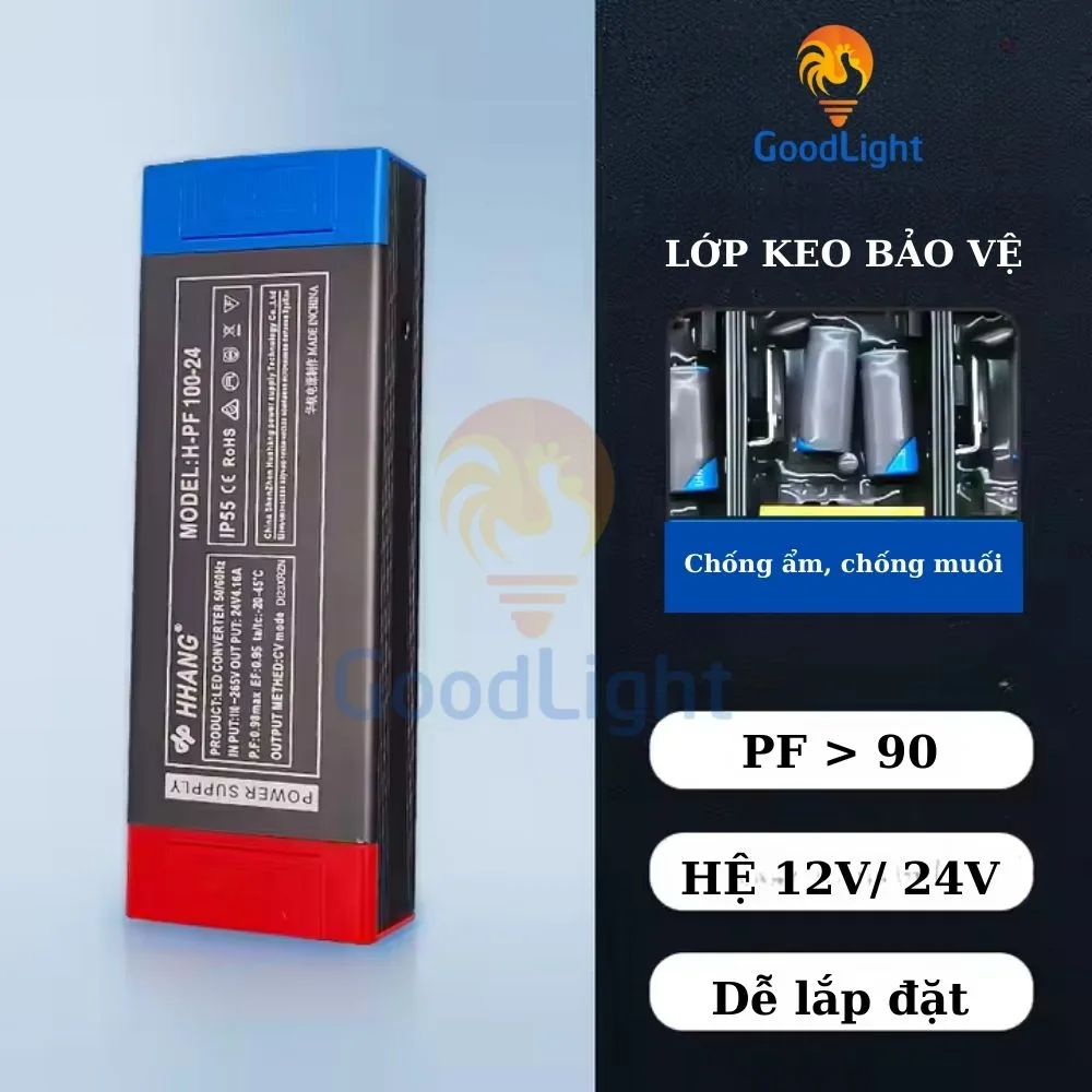 Nguồn LED nôi thất 12V300W Promax 62 Nguồn Led Nôi Thất 12V300W Promax